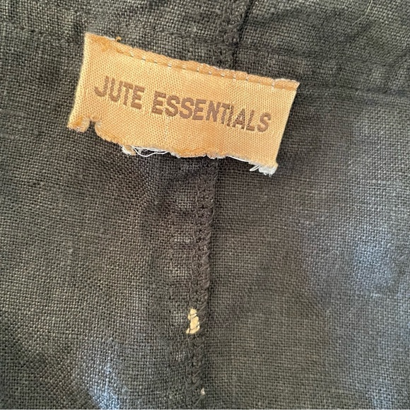 Black Linen Dress Size M - Picture 9 of 13